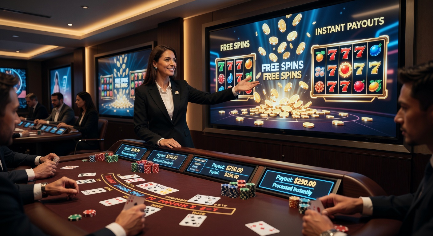 Dynamic slot machine on mobile screen exploding with free spins, multipliers, and jackpot symbols amid live dealer game thumbnails
