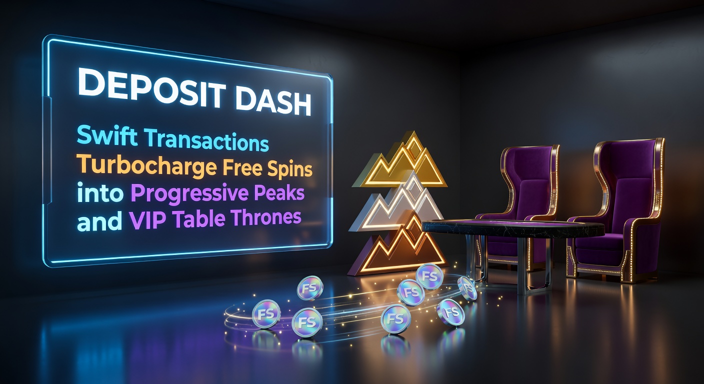 Vibrant scene depicting a player ascending from free spins slots to glowing progressive jackpots and luxurious VIP blackjack tables via speedy deposit streams