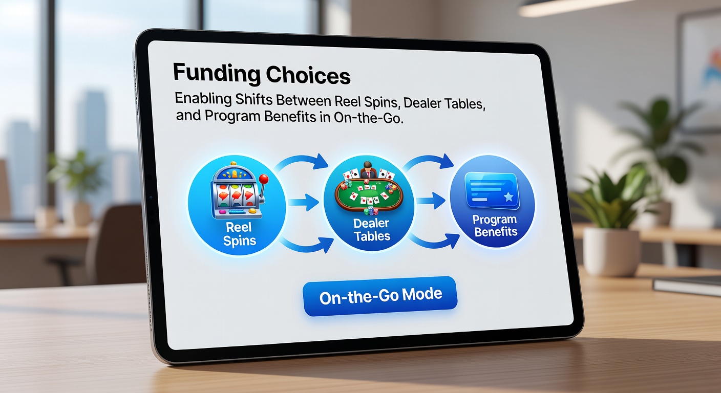 Close-up of a mobile payment screen integrated with casino loyalty dashboard and live table options