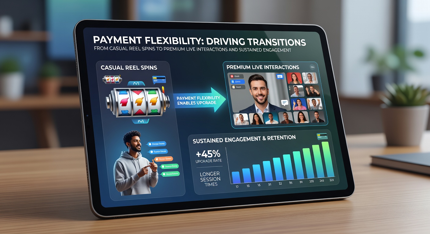 Visual of reward progression ladders connecting mobile slots to live casino interactions through flexible payment gateways