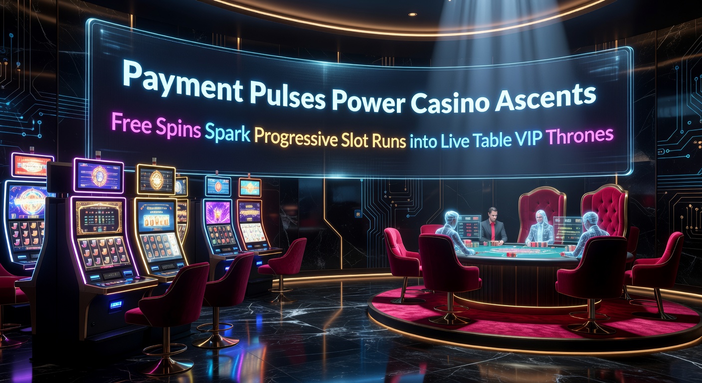 Vibrant online casino interface showing slot reels spinning with free spin bonuses transitioning to live dealer blackjack tables and VIP lounges in the background