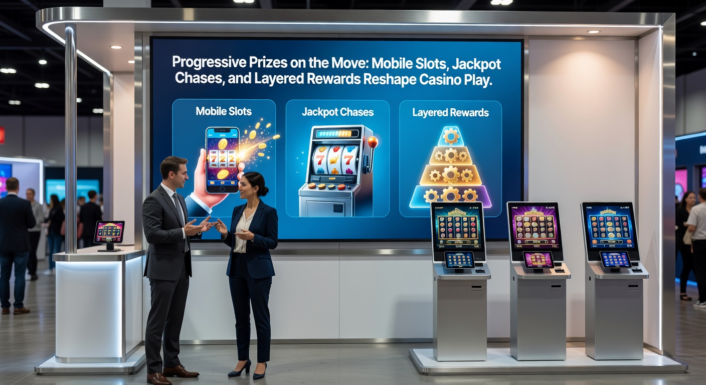 Player's hand holding a smartphone with a glowing progressive jackpot win notification, coins exploding across the screen against a casino backdrop