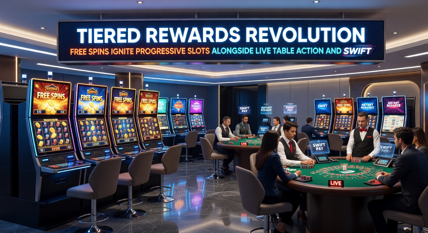 Dynamic live dealer blackjack table with tiered VIP badges and real-time chat features illuminating the screen